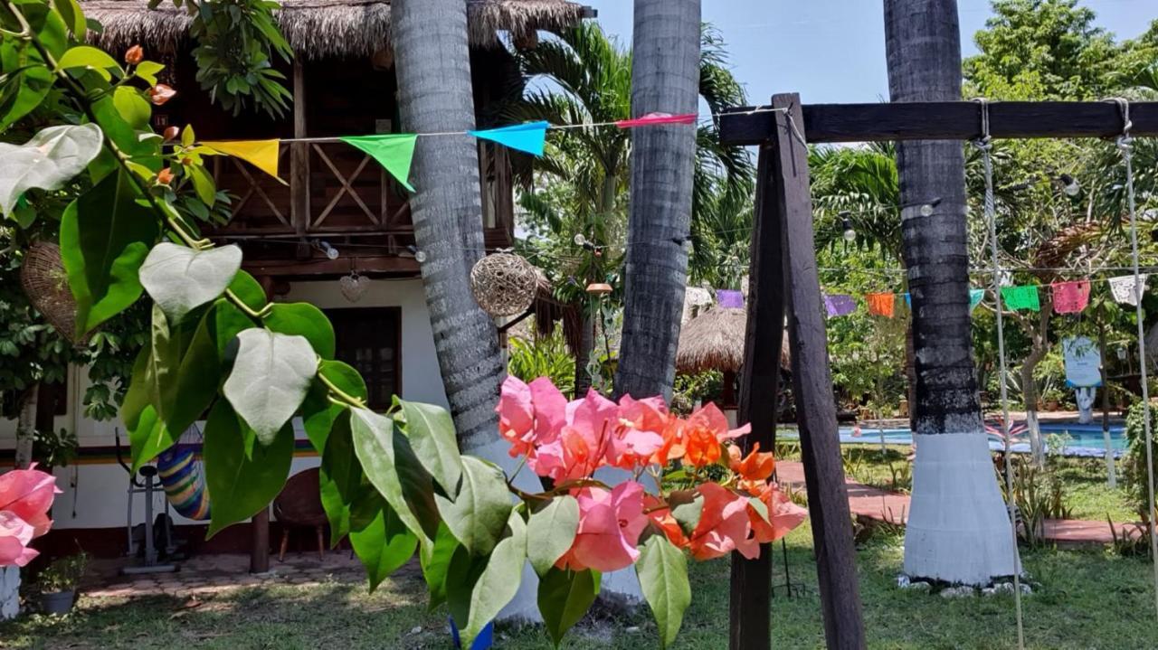 Cabanas Colibri Bacalar Esterno foto